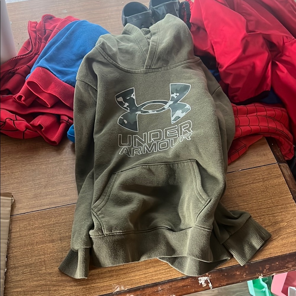 Under Armour Green Hoodie Sweatshirt